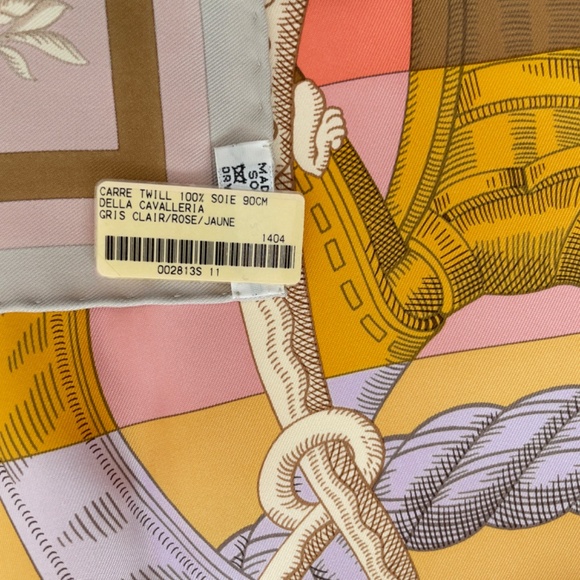 NWT Hermes Scarf Carré 90 "Della Cavalleria" Scarf2 - Picture 5 of 11